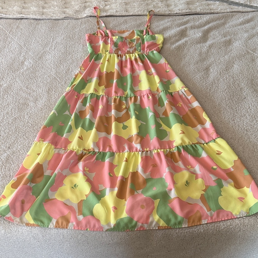 Social Standards by Sanctuary Vibrant Hippie Floral Maxi Dress Small - Picture 5 of 5